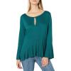 Lucky Brand Bell Sleeve Top(Dark Shaded Spruce)