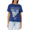 Lucky Brand Women’s ACDC Boyfriend Tee(Blue Depths)