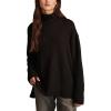 Lucky Brand Womens Mock Neck Tunic(Dark Black)