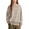 Lucky Brand Womens Mock Neck Tunic(Mhg Stripe)