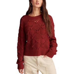 Lucky Brand Womens Bobble Crew(Cabernet)