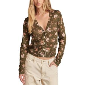 Lucky Brand Womens Floral Print Cardigan(Deep Depths Floral)
