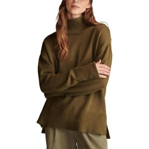 Lucky Brand Womens Mock Neck Tunic(Olive Night)