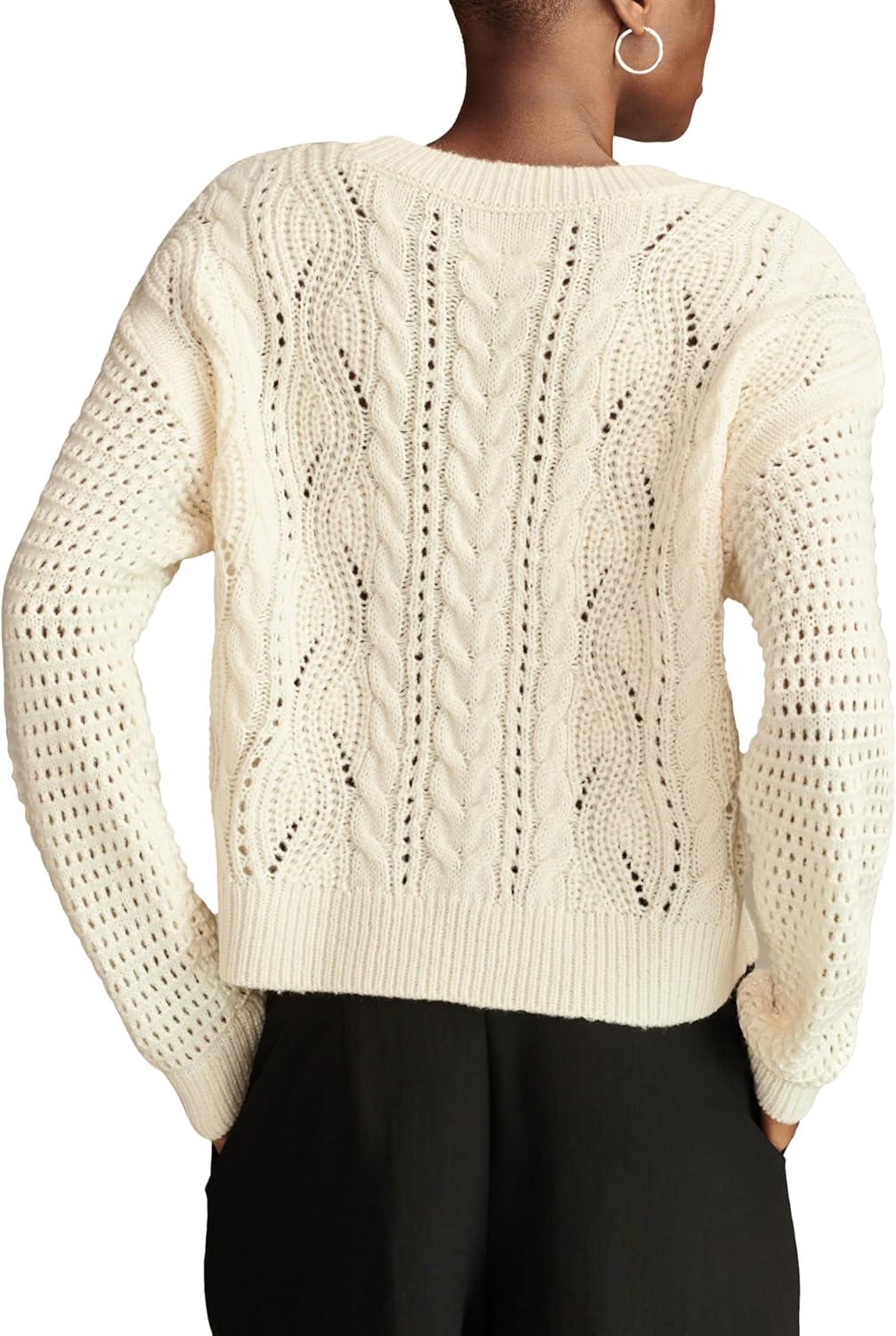 image:imageLucky Brand Womens Romantic CrewTofu