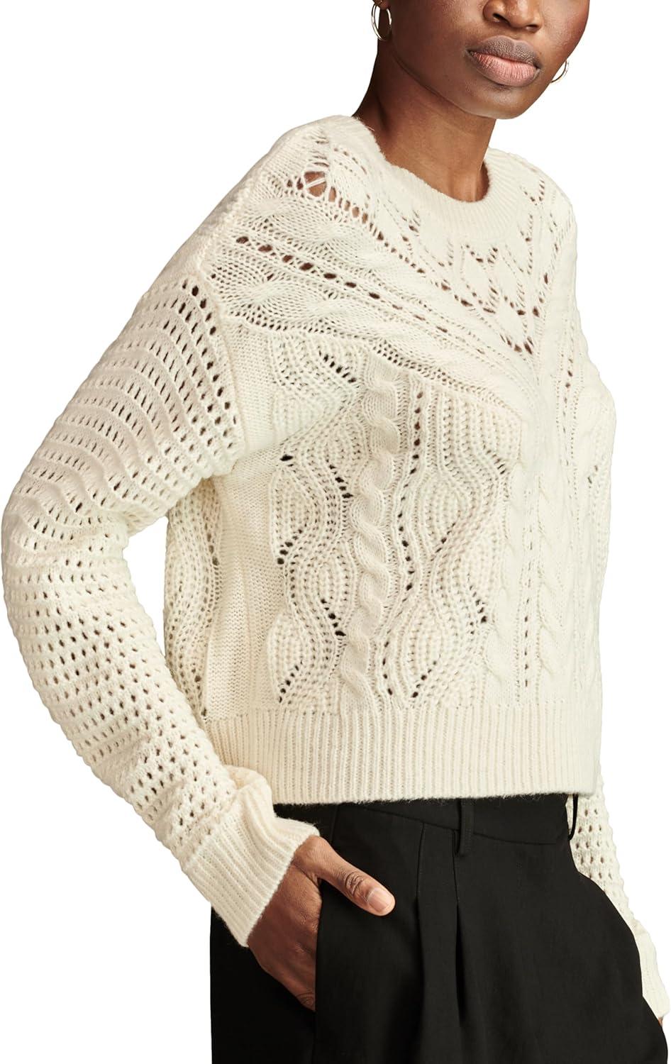 image:imageLucky Brand Womens Romantic CrewTofu