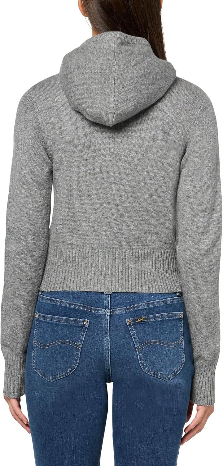 image:imageLucky Brand womens Sweater Zip Up HoodieMedium Heather Grey