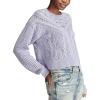 Lucky Brand Womens Romantic Crew(Sweet Lavender)
