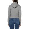 Lucky Brand womens Sweater Zip Up Hoodie(Medium Heather Grey)