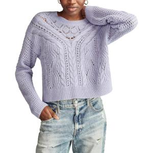 Lucky Brand Womens Romantic Crew(Sweet Lavender)