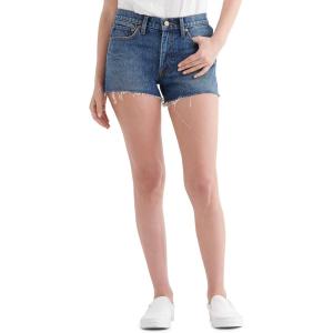 Lucky Brand womens Mid Rise Cut Off ShortDenim Shorts(Thunder)