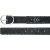 Lucky Brand Women’s Embroidered Leather Belt | Stylish | Classic | Western-Inspired | American Heritage | Jean | Pant(Suede Laced – Navy)