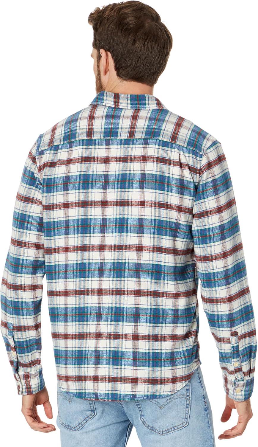 image:imageLucky Brand Mens Lucky Brand Mens Plaid Utility Cloud Soft Long Sleeve FlannelBlue Plaid
