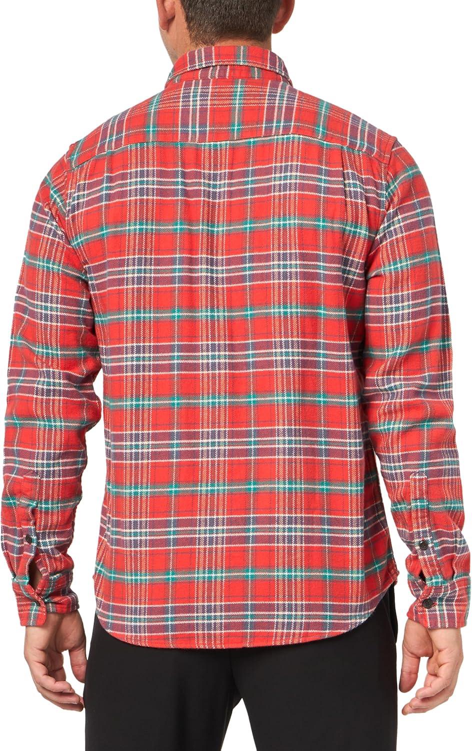 image:imageLucky Brand Mens Lucky Brand Mens Plaid Utility Cloud Soft Long Sleeve FlannelRed Plaid