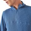 Lucky Brand Men’s Garment Dye Thermal Mock Half Zip(True Navy)