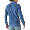 Lucky Brand Men’s Garment Dye Thermal Mock Half Zip(True Navy)