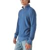 Lucky Brand Men’s Garment Dye Thermal Mock Half Zip(True Navy)