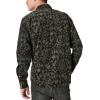 Lucky Brand Mens Lucky Brand Men’s Corduroy Printed Western Long Sleeve Shirt(Black Multi)