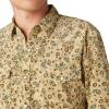 Lucky Brand Mens Lucky Brand Men’s Corduroy Printed Western Long Sleeve Shirt(Camo Multi)