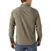 Lucky Brand Mens Lucky Brand Men’s Lived-in Long Sleeve Utility Shirt(Deep Lichen Green)