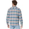 Lucky Brand Mens Lucky Brand Men’s Plaid Utility Cloud Soft Long Sleeve Flannel(Blue Plaid)