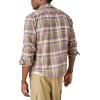 Lucky Brand Mens Lucky Brand Men’s Plaid Utility Cloud Soft Long Sleeve Flannel(Olive Multi)