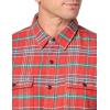 Lucky Brand Mens Lucky Brand Men’s Plaid Utility Cloud Soft Long Sleeve Flannel(Red Plaid)