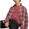 Lucky Brand Mens Lucky Brand Men’s Weekend Slub Jersey Jersey Long Sleeve Henley(Cabernet)