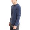 Lucky Brand Mens Lucky Brand Men’s Weekend Slub Jersey Jersey Long Sleeve Henley(Insignia Blue)