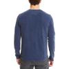Lucky Brand Mens Lucky Brand Men’s Weekend Slub Jersey Jersey Long Sleeve Henley(Insignia Blue)