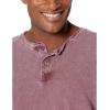 Lucky Brand Mens Lucky Brand Men’s Weekend Slub Jersey Jersey Long Sleeve Henley(Port Royale)