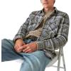 Lucky Brand Men’s Plaid Brushed Knit Long Sleeve Shirt(Grey Multi Plaid)