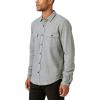 Lucky Brand Mens Plaid Cloud Soft Long Sleeve Flannel(Heather Grey)