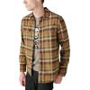 Lucky Brand Mens Plaid Cloud Soft Long Sleeve Flannel(Natural Multi Plaid)