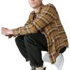 Lucky Brand Mens Plaid Cloud Soft Long Sleeve Flannel(Natural Multi Plaid)