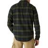 Lucky Brand Mens Plaid Cloud Soft Long Sleeve Flannel(Navy / Green Plaid)