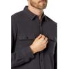 Lucky Brand Mens Plaid Cloud Soft Long Sleeve Flannel(Phantom)