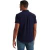 Lucky Brand Mens Short Sleeve Button Up One Pocket San Gabriel Shirt(Evening Blue)