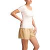 Lucky Brand Womens Lucky Brand Women’s Short Sleeve Rib Knit Top(Bright White)