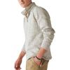 Lucky Brand mens Lucky Brand Men’s Los Feliz Half Zip Mockneck(104 Cream)