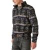 Lucky Brand mens Lucky Brand Men’s Los Feliz Half Zip Mockneck(Multi)