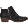Lucky Brand Basel Studded Bootie(Black Perforated Nubuck)