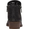 Lucky Brand Basel Studded Bootie(Black Perforated Nubuck)
