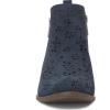 Lucky Brand Basel Studded Bootie(Navy Blazer Suede)