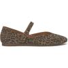 Lucky Brand Womens Albajane Flat(Blurred Leopard Suede)