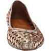 Lucky Brand Womens Mogeni Woven Ballet Flat(Platino)