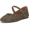 Lucky Brand Womens Albajane Flat(Blurred Leopard Suede)
