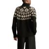 Lucky Brand Womens Fairisle Turtleneck(Black Combo)