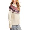 Lucky Brand Womens Fairisle Turtleneck(Cream Combo)