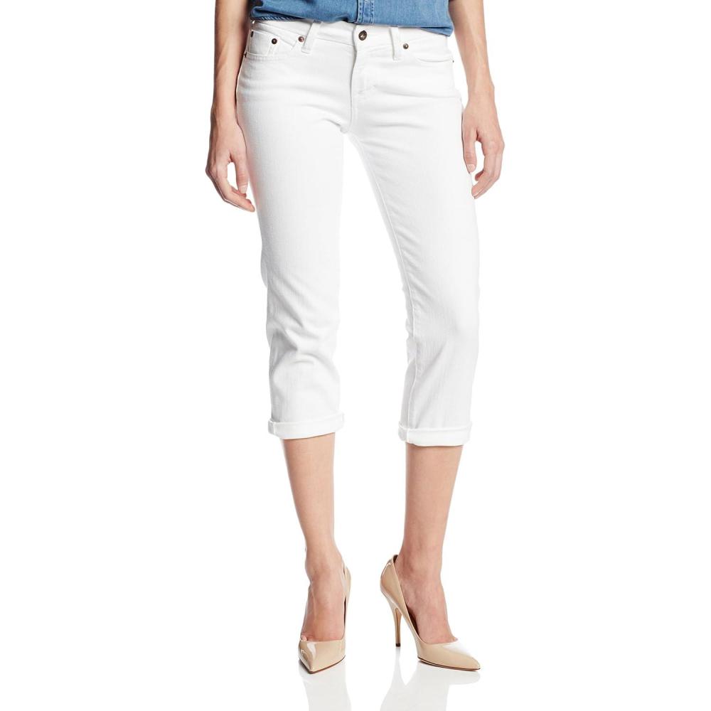image:imageLucky Brand Womens Sweet Jean Denim Crop with FlapPearl
