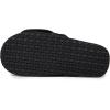 Lucky Brand Boys Slippers – Fuzzy Non Slip Memory Foam House Slippers for Kids – Plush Soft Rubber Sole Bedroom Shoes(Black)